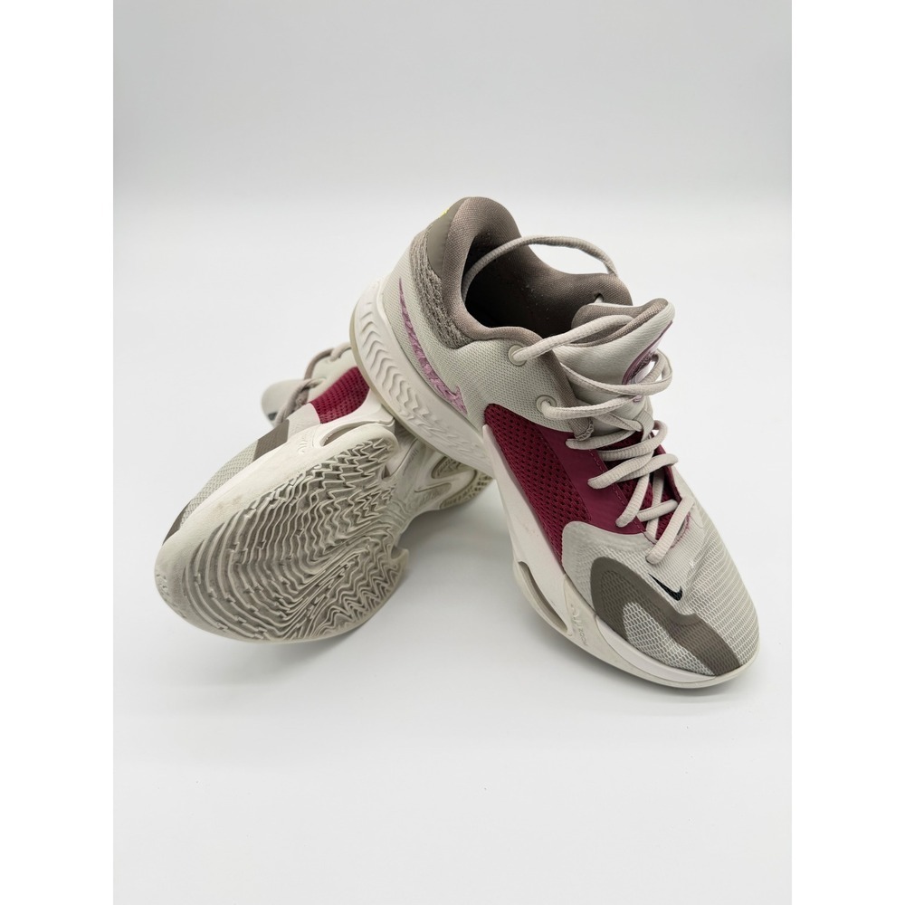 Nike Giannis Immortality 2 Basketball Shoes Womens 7 Sail Burgundy DJ6149-002
